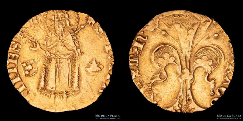 Spain. Mallorca. Martin I of Aragon. Gold Florin ND 1396-1410. Mallorca mint. Go...