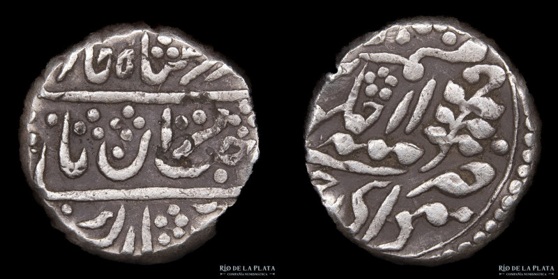 India. Jaipur. Jagat Singh II (1803-1818) Rupee ND (Regnal year 11, 1816-18). Si...