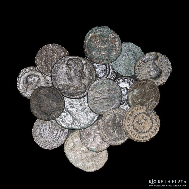 Rome. Lot x17 Succesors and Relatives of Constantine I (307-337AD) All his four ...