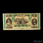 USA. Citizens Bank. 5 Dollars 1860