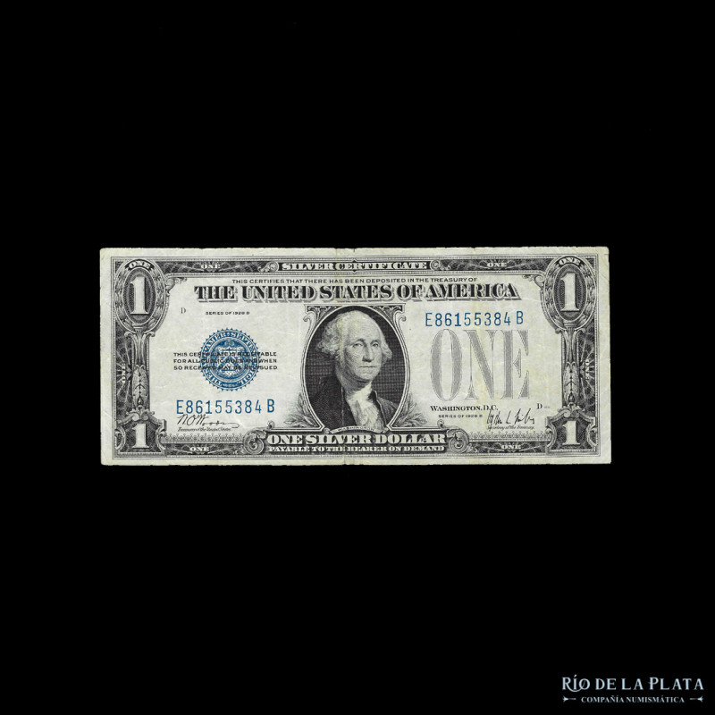 USA. Silver Certificate. 1 Dollar 1928. Pick 412 (VF)

USD 25 - 50

Nota: Al...