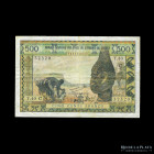 West African States. 500 Francs ND1961-65 Burkina Faso