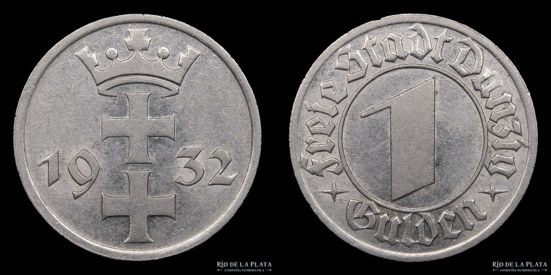 Danzig. 1 Gulden 1932. Niquel; 23.5mm; 5.00g. KM154 (UNC)

USD 40 - 80

Nota...