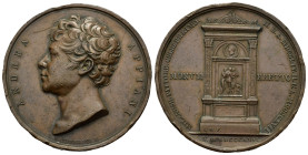 MEDAGLIE ITALIANE – REGNO LOMBARDO VENETO – FRANCESCO I D’ASBURGO LORENA (1815-1835) – MILANO – ANDREA APPIANI. Medaglia, non portativa, emessa nel 18...