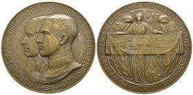 Medaglie Italiane. Regno d'Italia, Vittorio Emanuele III. Medaglia 1931 celebrativa dell'ostensione della Sindone in occasione delle nozze di Umberto ...