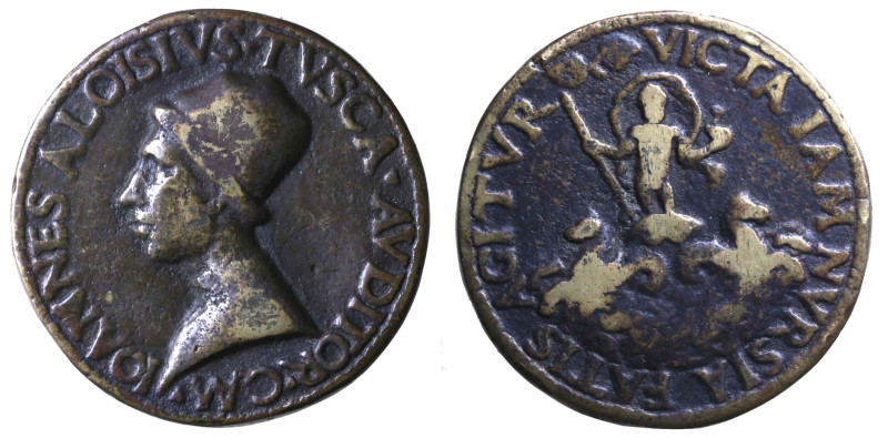 ROMA. Giovanni Alvise Toscani (?-1478) Medaglia fusa senza data. (Ø: mm 40). Bus...