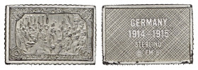 Germania. Lingottino Ag (1,22 g). Commemorativo Deutches Reich 1914-1915, produzione XX secolo