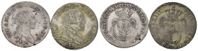 SAVOIA. Regno di Sardegna. Vittorio Amedeo III. Lotto di 2 monete. 20 soldi 1795; 7,6 soldi 1782. MB