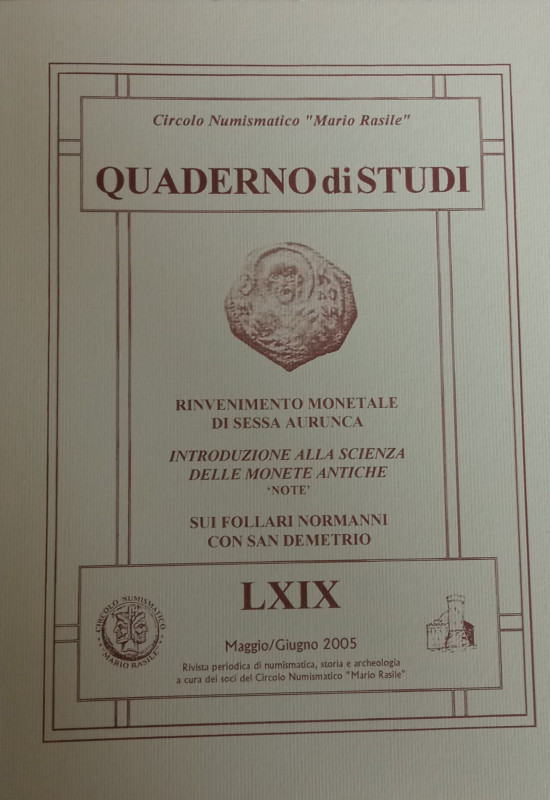 Quaderno di Studi LXIX, 2005