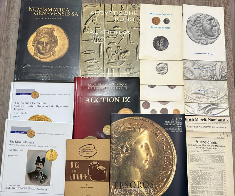 Lotto di vari cataloghi e listini + catalogo del museo archeologico nazionale di...