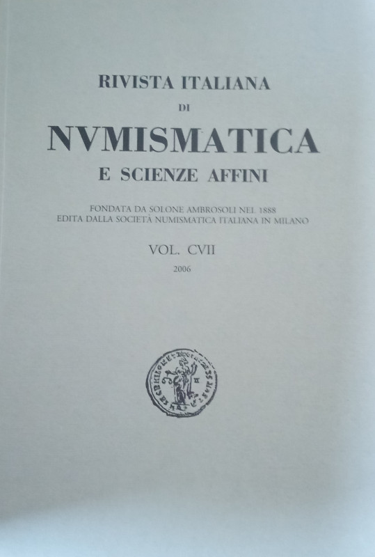 Rivista Italiana di Numismatica (RIN) - 2006