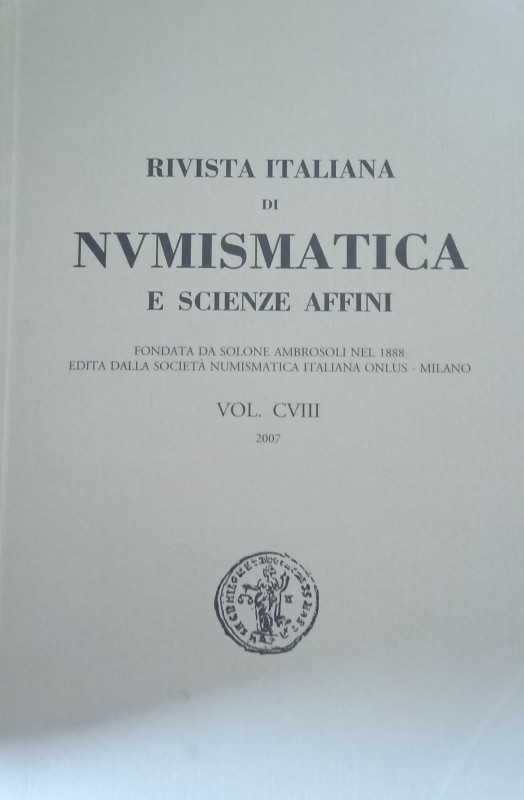 Rivista Italiana di Numismatica (RIN) - 2007