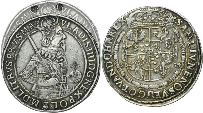 Ladislaus IV Vasa, Thaler Bromberg 1635 II Rare and unlisted variety of Ladislau...