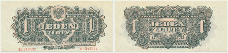 1 złoty 1944 ...owym - EO -
Poland Polen 5 zloty 1944 ...owym Odmiana z klauzul...