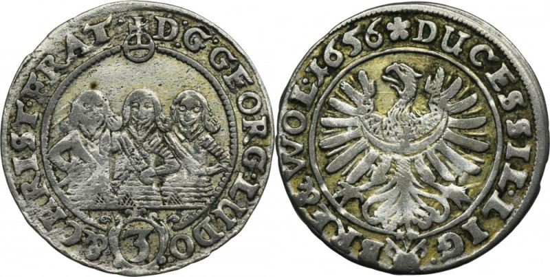 Silesia, Duchy of Liegnitz-Brieg-Wohlau, Georg III, Ludwig IV, Christian, 3 Kreu...