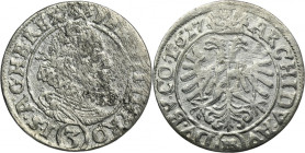 Silesia, Habsburg rule, Ferdinand II, 3 Kreuzer Breslau 1627 HR