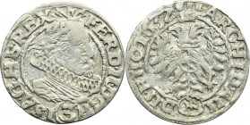 Silesia, Habsburg rule, Ferdinand II, 3 Kreuzer Breslau 1632 HR