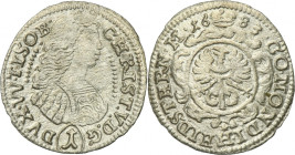 Silesia, Duchy of Oels, Christian Ulrich I, 1 Kreuzer Oels 1683