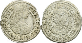Silesia, Duchy of Oels, Christian Ulreich I, 1 Kreuzer Oels 1684