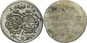 Silesia, Duchy of Oels, Christian Ulreich, 1/2 Kreuzer Oels 1680