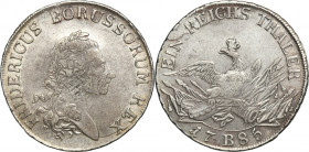 Silesia, Prussian rule, Friedrich II, Thaler Breslau 1785 B
