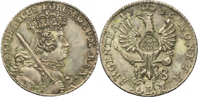 Silesia, Prussian rule, Friedrich II, 1/4 Thaler Breslau 1756 B