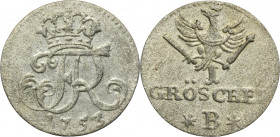 Silesia, Prussian rule, Friedrich II, 1 Gröschel Breslau 1753 B