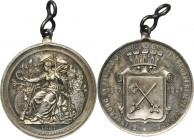 Silesia, Medal 300 years of the shooting guild in Striegau 1887