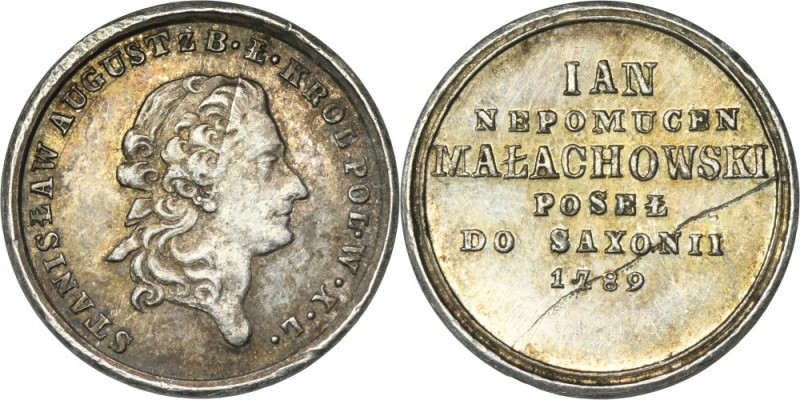 MAJNERT, Medal from the Deputies Suite, Poniatowski, Jan Nepomucen Małachowski -...