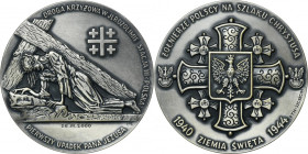 Medal Polish Soldiers on the Trail of Christ 2001 - STATION III