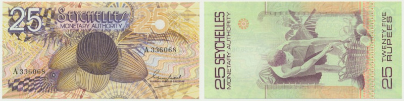 Seychelles, 25 Rupees 1979 Uncirculated.
 Emisyjny stan zachowania.
Reference:...