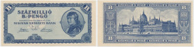 Hungary, 100 Million B-Pengo 1946