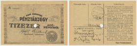 Hungary, 10.000 Adópengő 1946