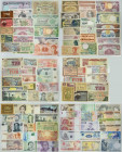 Group of world banknotes (ca. 100 pcs.)