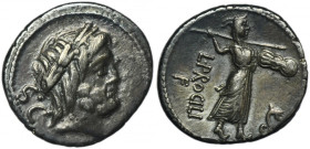 Roman Republic, L. Procilius, Denarius
