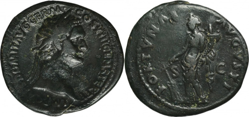 Roman Imperial, Domitian, As Waved surface.
 Roman Imperial

Domitian (81-96)...