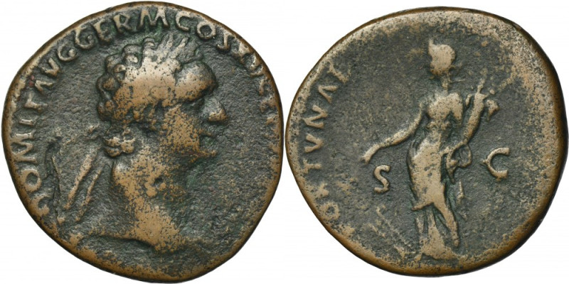 Roman Imperial, Domitian, As Roman Imperial

Domitian (81-96), As 90-91, Rome&...