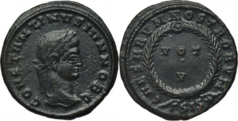 Roman Imperial, Constantine II, Follis Roman Imperial
 Constantine II (317-340)...