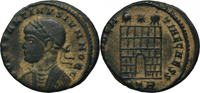 Roman Imperial, Constantine II, Follis Rare follis. R1 in the Roman Imperial Coi...