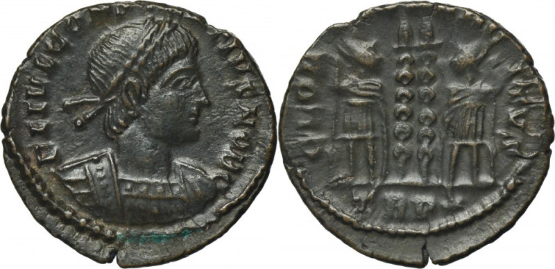 Roman Imperial, Constantius II, Follis Good detail.
 Roman Imperial Constantius...