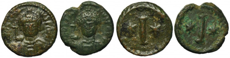 Set, Byzantine Empire, Dekanummium (2 pcs.) Set of two dekanummi of Justinian I....