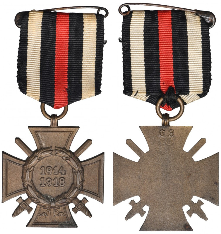 Germany, Honorary Cross for the War 1914-1918 Ehrenkreuz für Frontkämpfer, Honor...