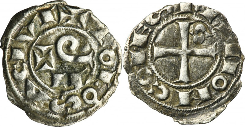 France, County of Toulouse, Raymond V-Raymond VII, Denarius Toulouse undated - R...