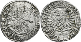 Austria, Ferdinand III, 3 Kreuzer Prague 1648