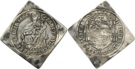 Austria, Archbishopric of Salzburg, Guidobald von Thun, 1/9 Thaler klippa Salzburg 1666