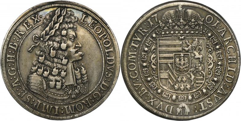 Austria, Leopold I, Thaler Hall 1701 Attractive coin that exhibits plenty of min...