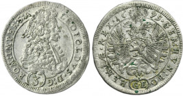 Austria, Leopold I, 3 Kreuzer Prague 1695 GE