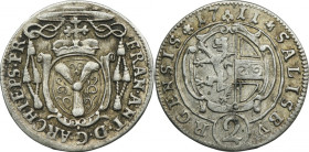 Austria, Archbishopric of Salzburg, Franz Anton von Harrach, 2 Kreuzer 1711