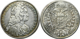 Austria, Karl VI, 1/2 Thaler Hall 1733