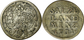 Austria, Archbishopric of Salzburg, Leopold Anton von Firmian, 4 Kreuzer 1731